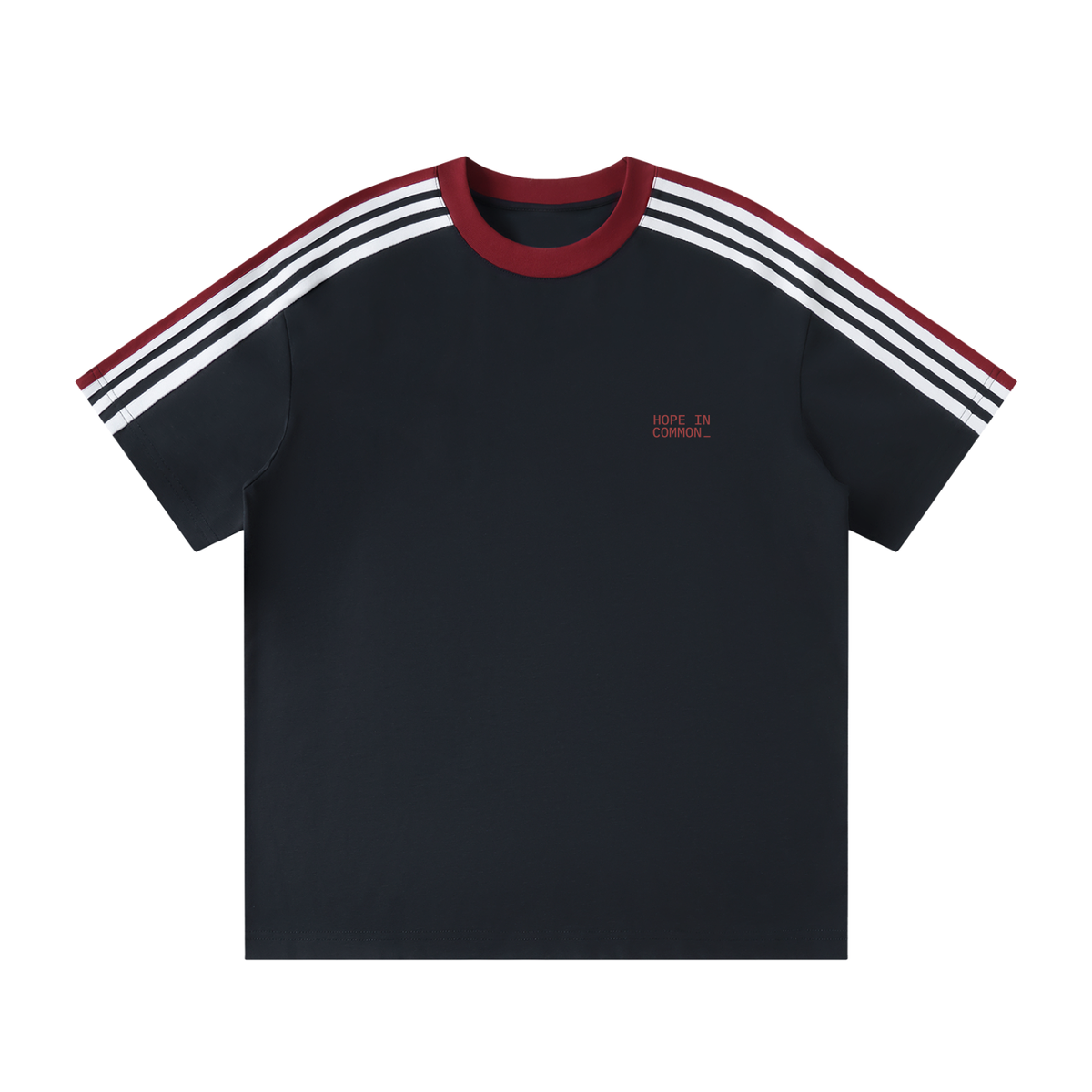 Unisex Colorblock Striped T-Shirt