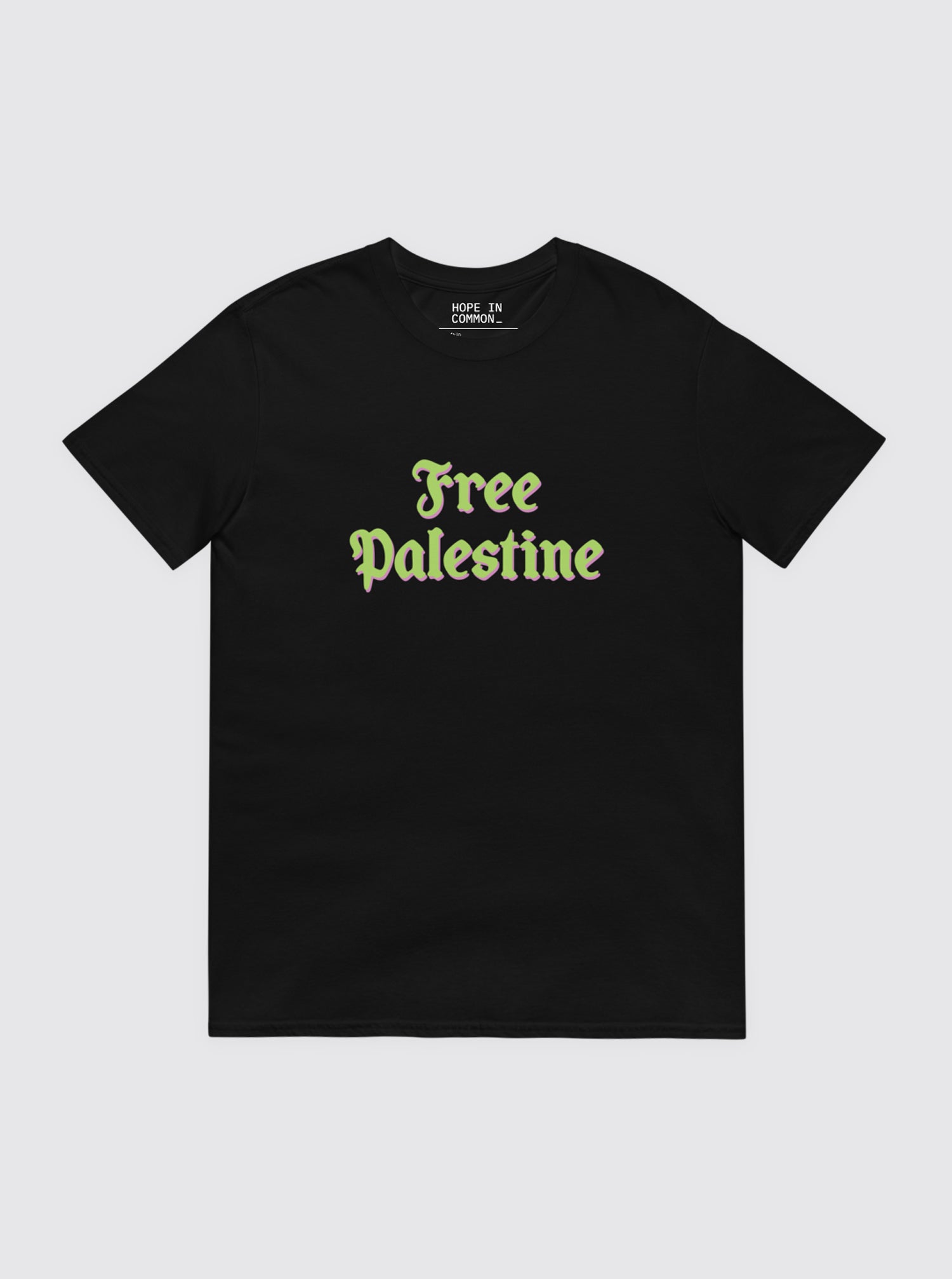 Free Palestine Unisex Black t-shirt