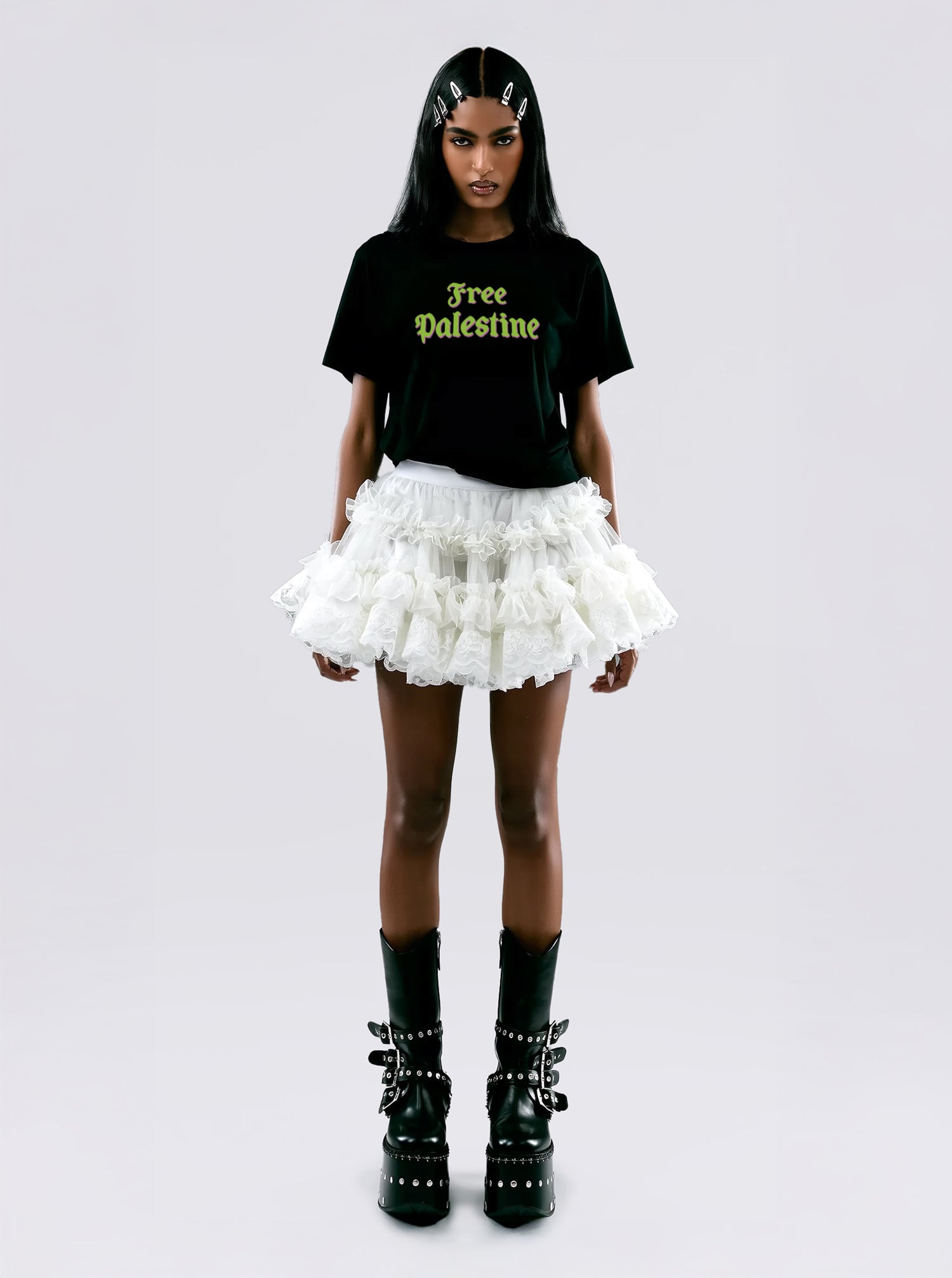 Free Palestine Unisex Black t-shirt