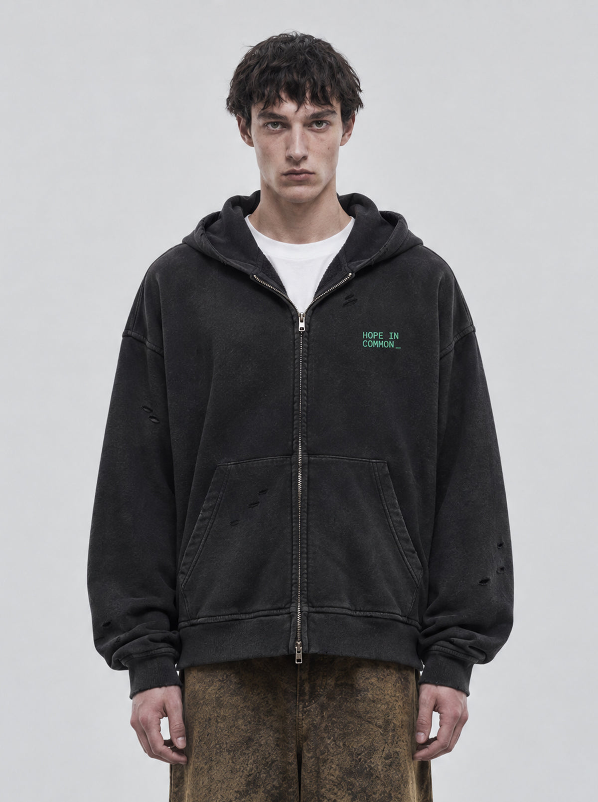 HIC FADED ZIP HOODIE
