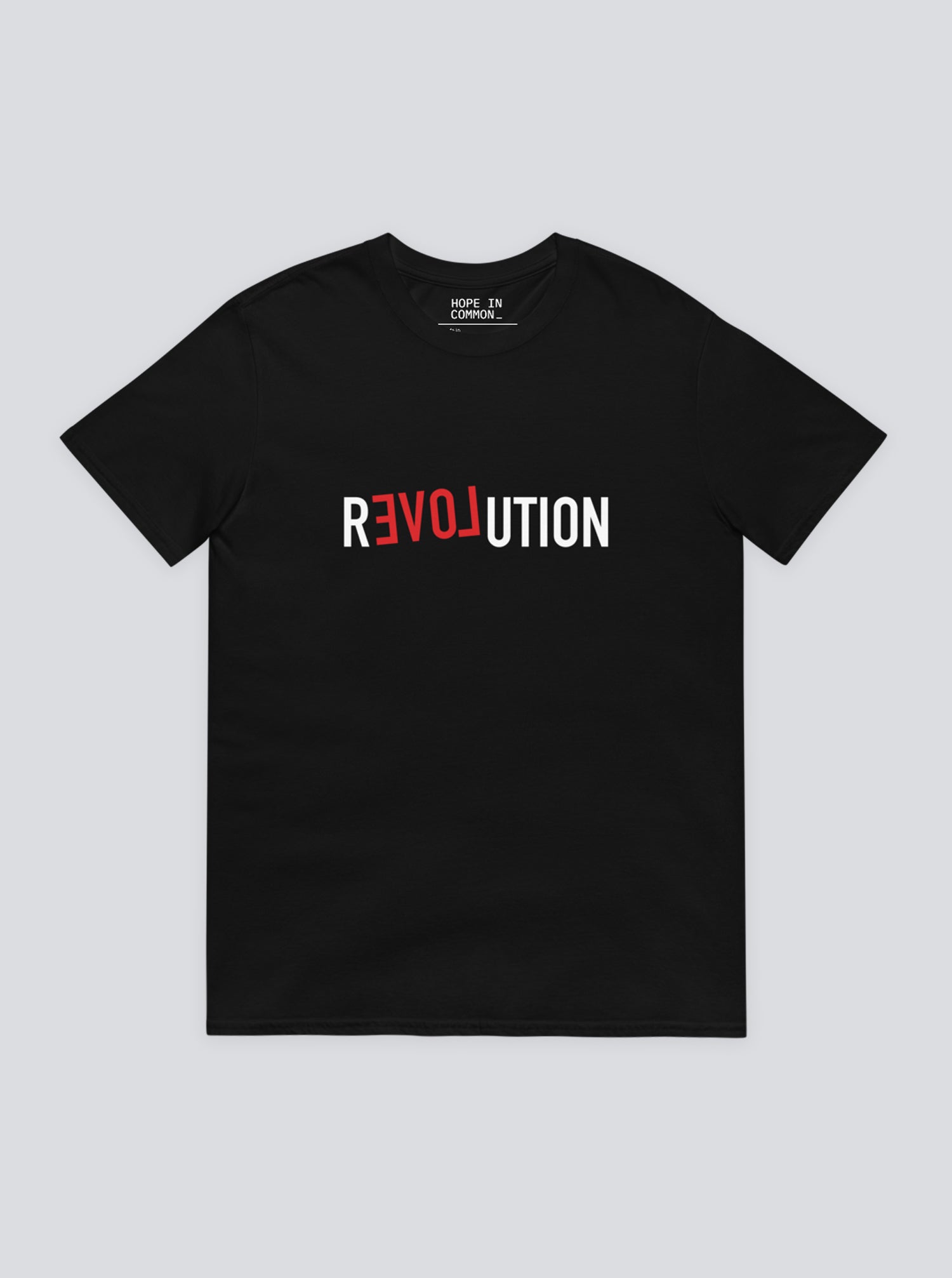 RLOVEUTION Unisex Black t-Shirt