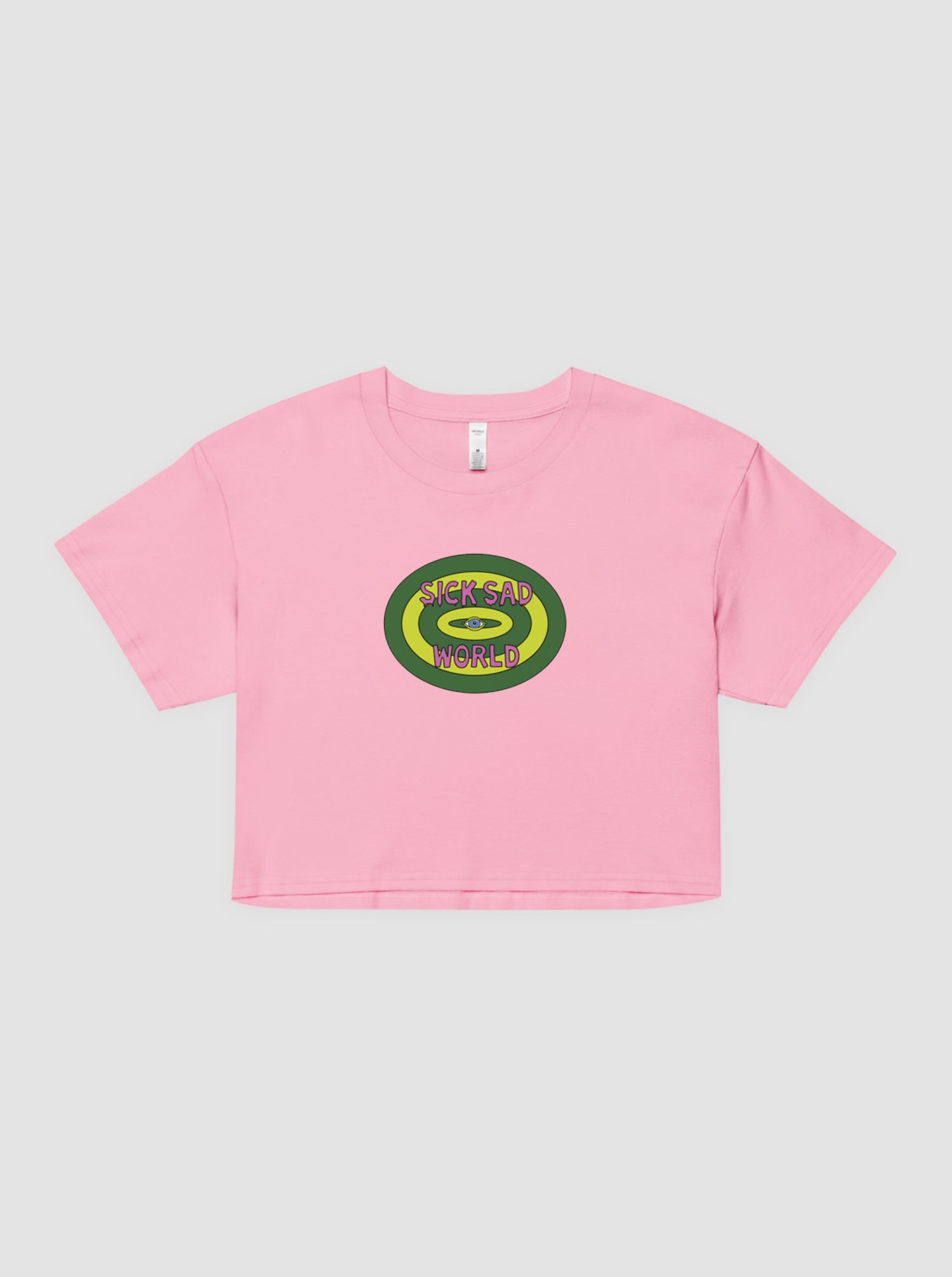 Sick Sad World Pink Crop Top