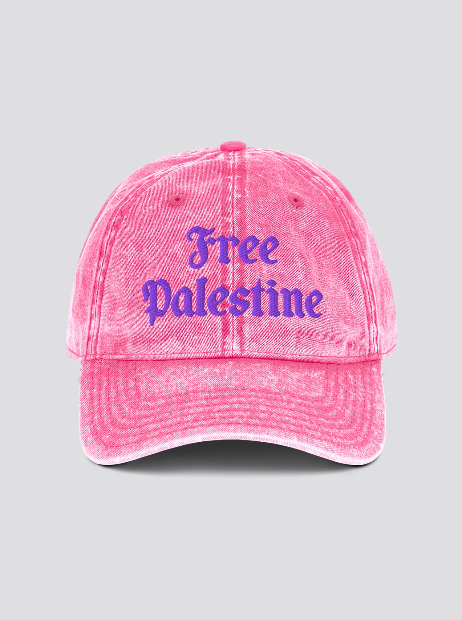 Free Palestine Pink Cap